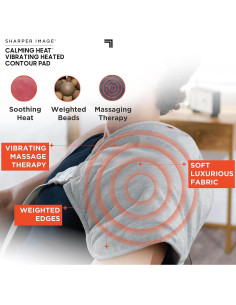 Almohadilla Térmica Vibrante Sharper Image 36.83x36.83cm 12 Configuraciones 2