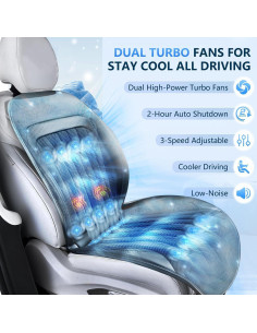 Cubiertas de Asiento de Coche LGNORA 3 en 1 con Masaje 2