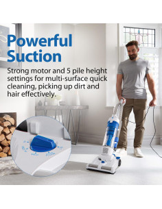 Aspiradora Vertical Vacmaster UC0101 600W 5,22kg Sin Bolsa 2