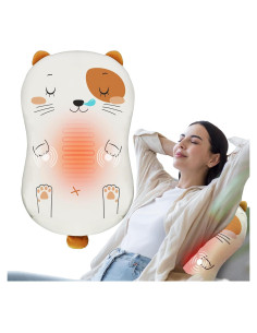 Cojín de Masaje COMFIER Gato Caricatura con Calor y Vibración