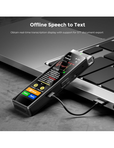 Grabadora de Voz Innioasis R1 72GB Pantalla Táctil y AI