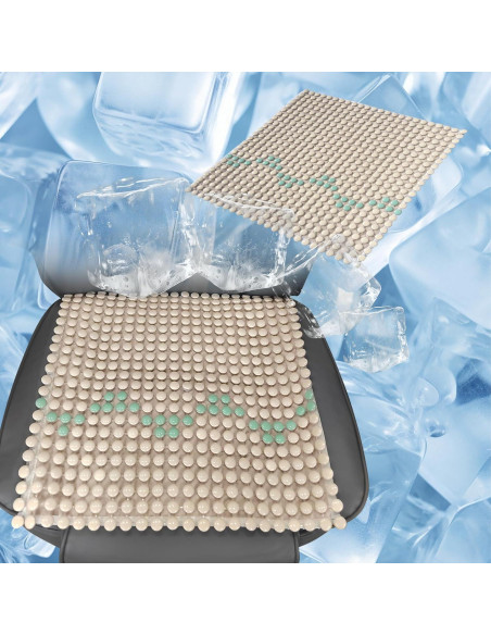 Cojín de Asiento Cerámico HOMREST 50x50 cm Beige Antideslizante