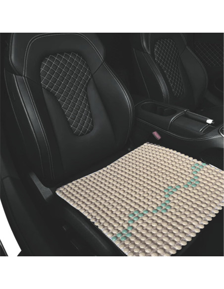 Cojín de Asiento Cerámico HOMREST 50x50 cm Beige Antideslizante