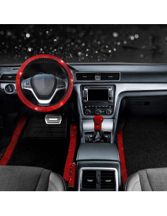 Cubierta de Volante Brillante Valleycomfy 15" con Accesorios 2