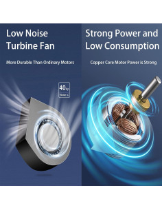 Funda de Asiento Ventilada con Masaje LGNORA 12V 2PCS Gris 2