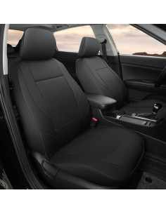 Funda de Asiento Delantero GIANT PANDA para Kia - 2-Pack Negro 2