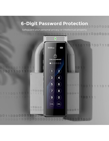 Grabadora de Voz Innioasis R1 72GB Pantalla Táctil y AI