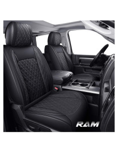 Fundas de Asiento de Coche YIERTAI para Dodge Ram 2009-2024