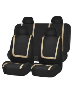 Fundas de Asiento de Coche FH Group Beige Ajuste Universal