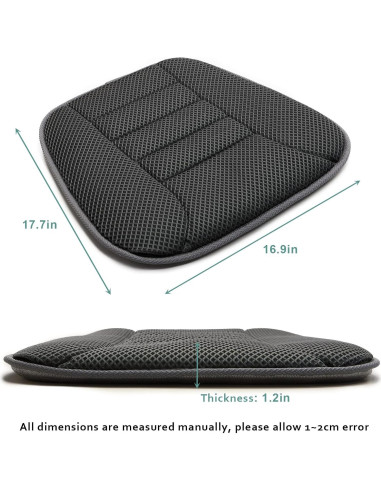 Cojín de Asiento de Coche AEROiVi 3D Transpirable Antideslizante