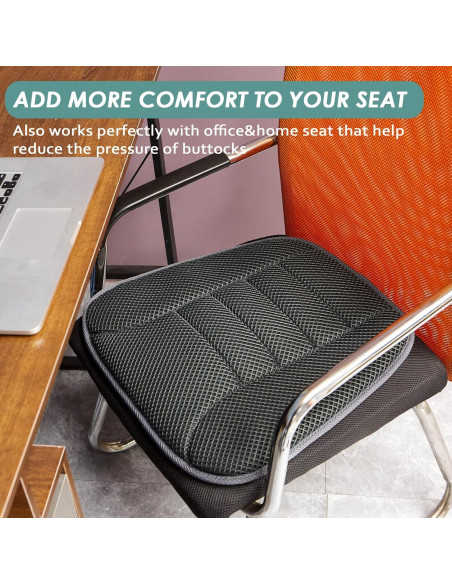 Cojín de Asiento de Coche AEROiVi 3D Transpirable Antideslizante