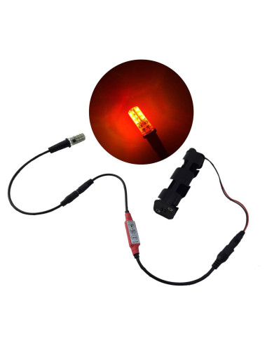 Efecto Llama LED Naranja Brasa Luces de Props 12V