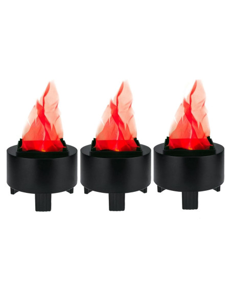 Luz de Llama Falsa LED 3D Lancoon - Paquete de 3 Bombillas Luz de Llama Falsa LED 3D Lancoon - Paquete de 3 Bombillas