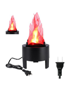 Lámpara de Llama Falsa 3D HTMOVAET - Luz LED Decorativa 10 cm
