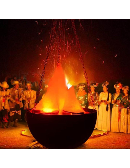 Luz de Llama Colgante LED YANGVVIA 50cm Efecto Realista Luz de Llama Colgante LED YANGVVIA 50cm Efecto Realista