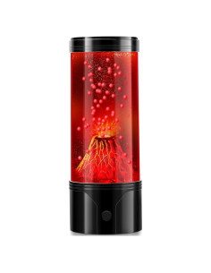 Lámpara Volcán SENCU Nocturna USB 20cm Efecto Erupción