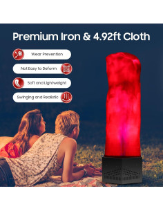 Luz de Llama Falsa YYGOOD 36 LED Efecto Escénico 100W 2