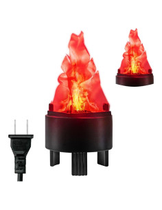 Lámpara de Llama LED 3D WVIOUOPU - Efecto Fuego Simulado