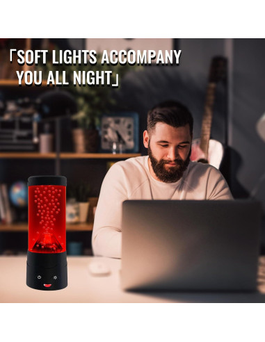 Lámpara Volcán LED Ganbipu con 16 Colores y Bomba Silenciosa