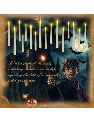 Homemory 20 Velas Flotantes LED con Control Remoto y Temporizador