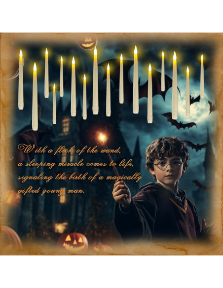 Homemory 20 Velas Flotantes LED con Control Remoto y Temporizador