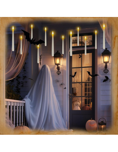 Homemory 20 Velas Flotantes LED con Control Remoto y Temporizador