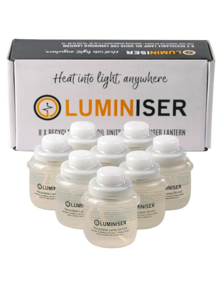 Lámpara de Aceite LED Hajoyful con Generador Termoeléctrico