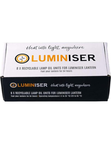 Lámpara de Aceite LED Hajoyful con Generador Termoeléctrico