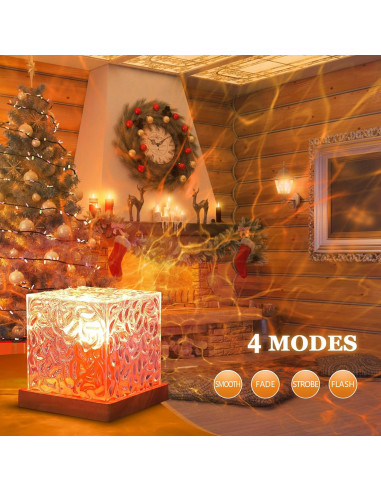 Paquete de 2 Lámparas de Olas ITEFDTUTNE 16 Colores RGB