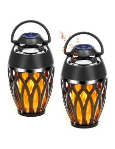 Altavoces Bluetooth Vanten 2 Paquetes con Llama LED IPX5