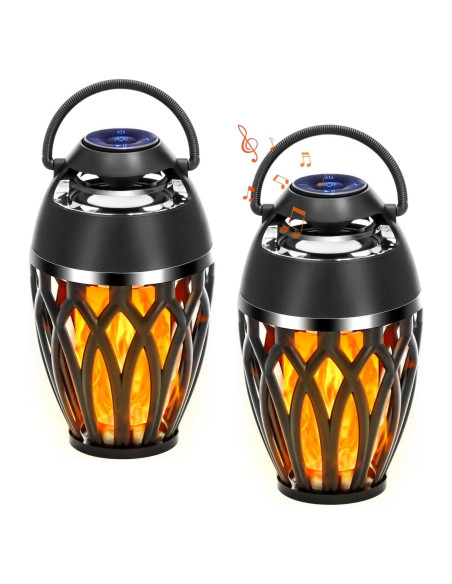 Altavoces Bluetooth Vanten 2 Paquetes con Llama LED IPX5 Altavoces Bluetooth Vanten 2 Paquetes con Llama LED IPX5