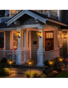 Linternas de Antorcha Solar iBaycon 71 cm 2 Pack IP65 2