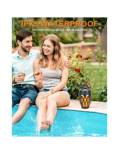 Altavoces Bluetooth Vanten 2 Paquetes con Llama LED IPX5 Altavoces Bluetooth Vanten 2 Paquetes con Llama LED IPX5