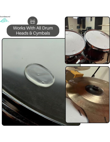Almohadillas de Gel SoundAssured para Tambores - Paquete 18