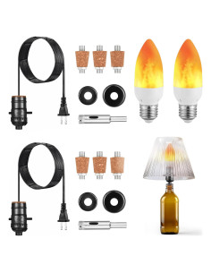 Kit de Lámpara de Botella de Vino DIY Lpraer con Bombillas LED