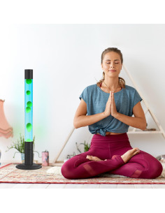 Lámpara de Movimiento Líquido LKUA 76 cm Azul y Rojo 2