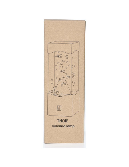 Lámpara de Volcán LED TNOIE - Luz Nocturna Relajante USB