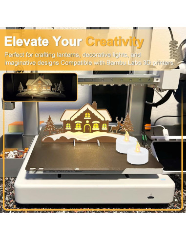 Kit de Lámpara LED HEETHYCOOL para Bambu Labs - 150 Horas RGB