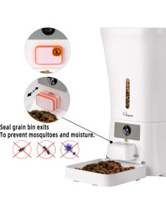 Alimentador Automático Skymee 12L con Cámara HD 1080P 2