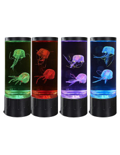 Lámpara de Lava de Medusas Xchime 28 cm LED Colorida