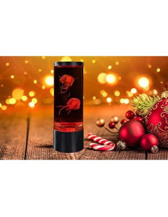 Lámpara de Lava de Medusas Xchime 28 cm LED Colorida 2