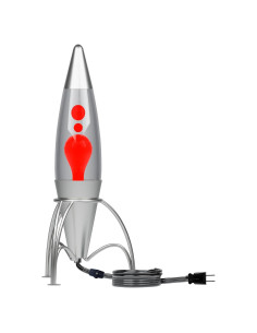 Lámpara de Noche de Cera Volcánica Roja 43 cm Stratford Works