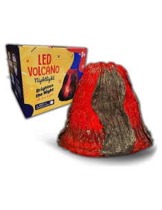 Lámpara Nocturna Volcán LED Cambiante DIY Jr. 17.15x12.7cm