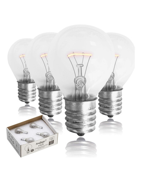 Bombilla Incandescente SouLight S11 E17 25W Paquete de 4 Bombilla Incandescente SouLight S11 E17 25W Paquete de 4