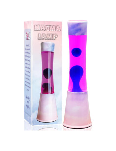 Lámpara de Magma AHCCSD Rosa y Azul 40 cm Luz Relajante