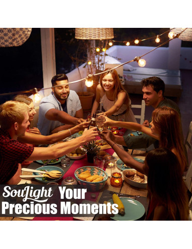 Bombilla Incandescente SouLight S11 E17 25W Paquete de 4