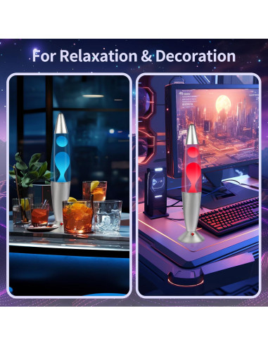 Lámpara de Movimiento LED GY 40 cm Sin Burbujas 7 Colores