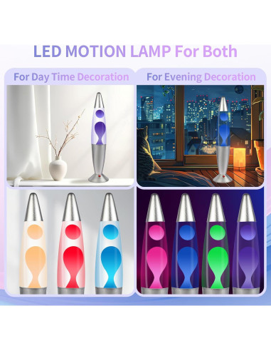 Lámpara de Movimiento LED GY 40 cm Sin Burbujas 7 Colores