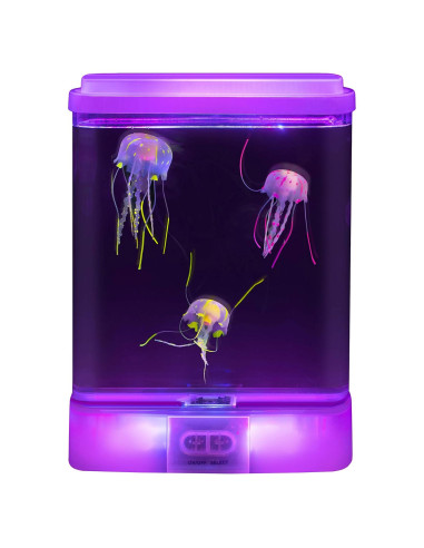 Lámpara de Medusas Iluminada Playlearn - Acuario Cambiante 26.67cm