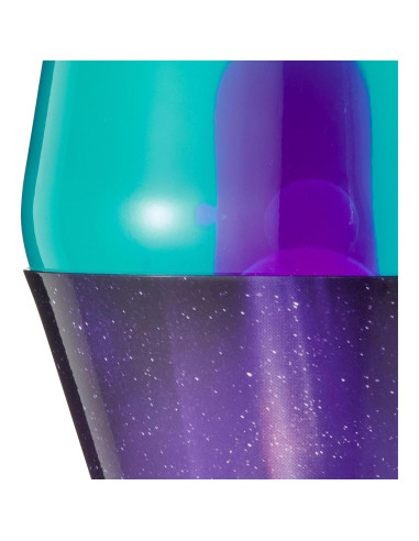 Lámpara Lava Original 14.5" Aurora Borealis Cera Púrpura